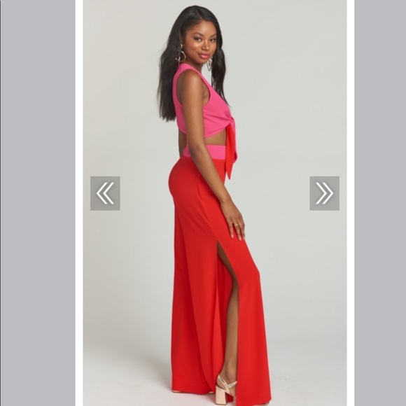 Show Me Your MuMu SMYMM high waisted colorblock pants - Picture 6 of 11